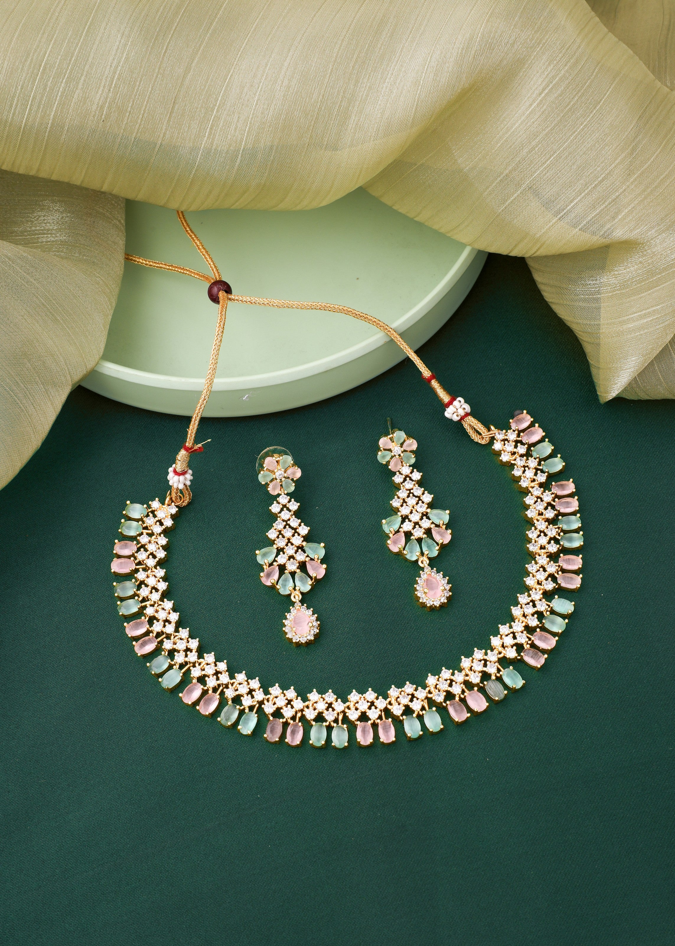 Glimmering Grace Opulent Necklace