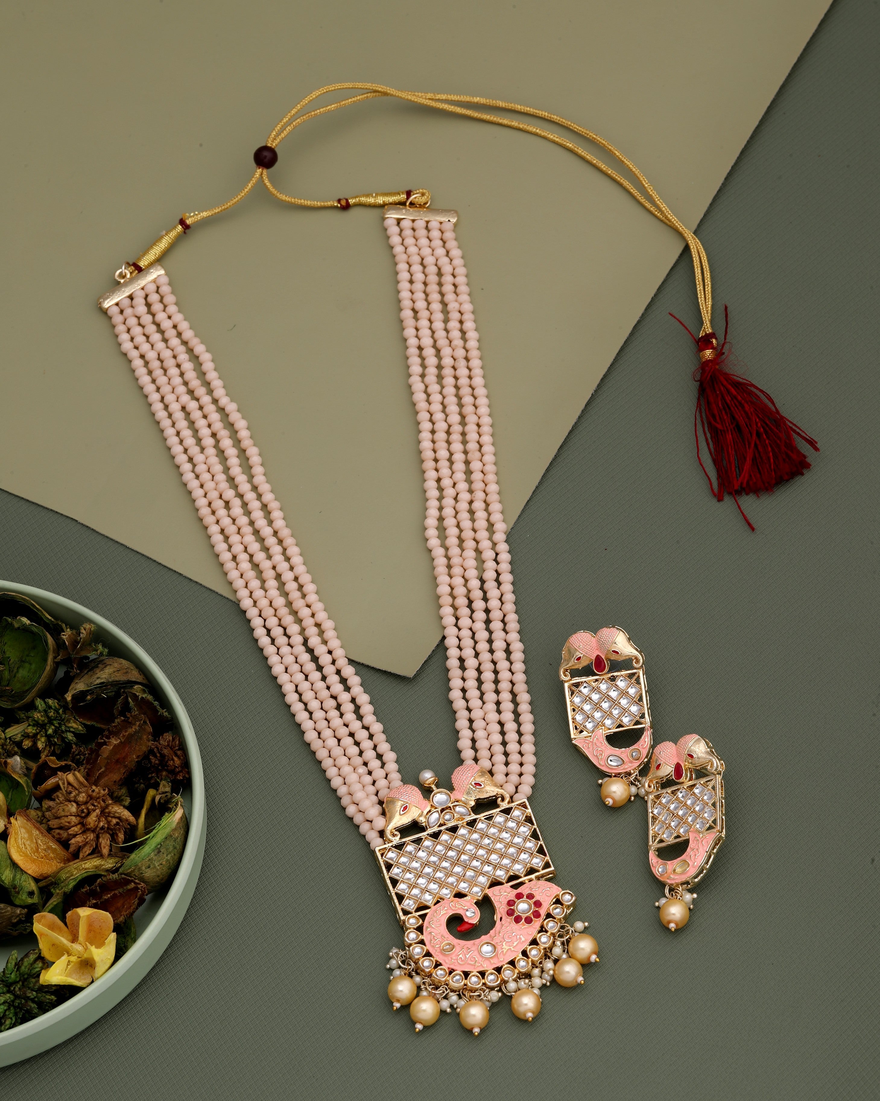 Champagne Pearl Delight Necklace