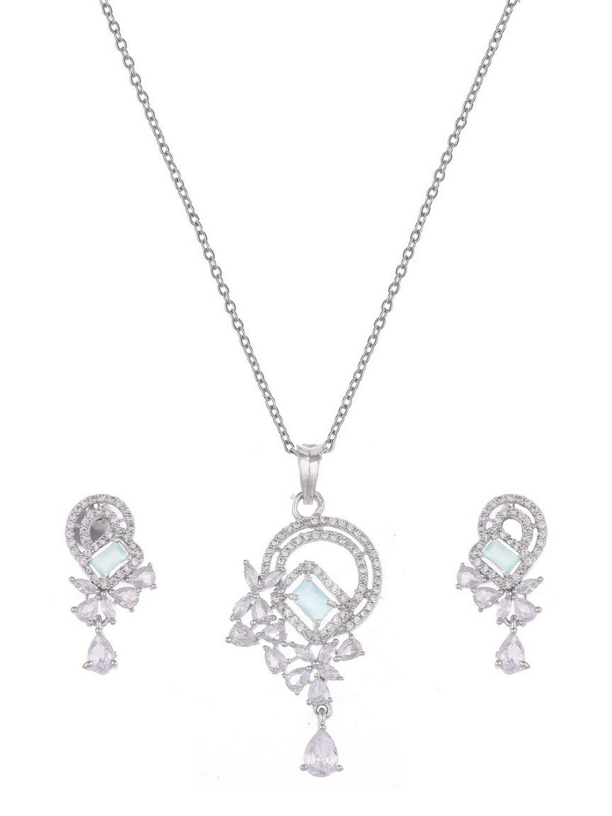 Enchanting Necklace Whirl Pendent Set