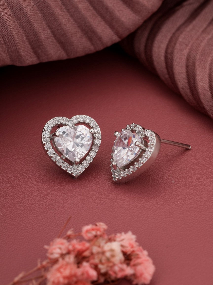 Haloed Heart Charms Earrings
