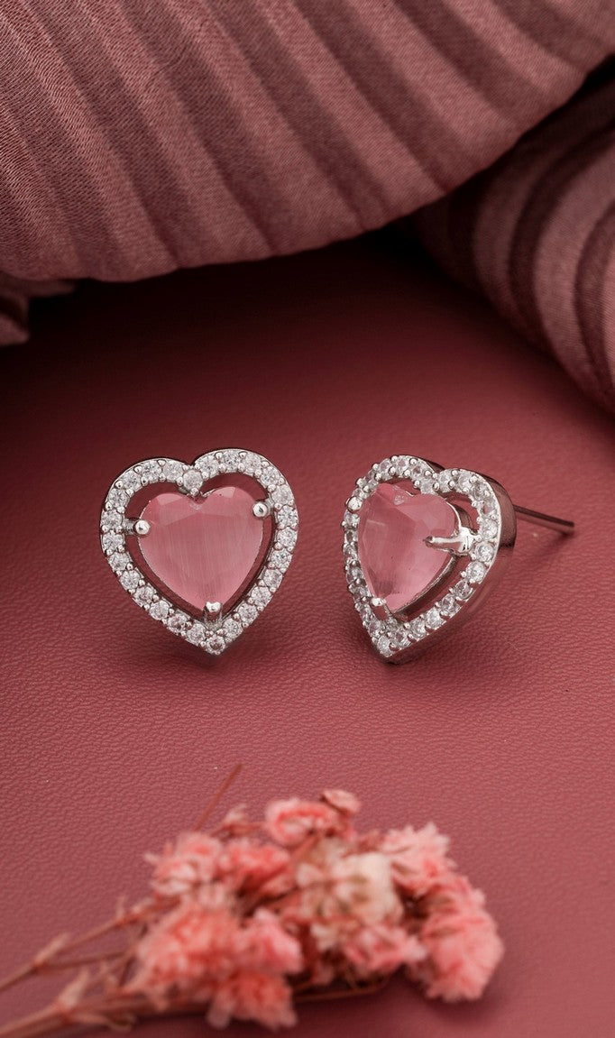 Haloed Heart Charms Earrings